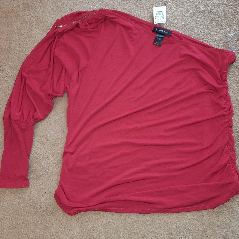 Ashley Stewart 1 sleeved top